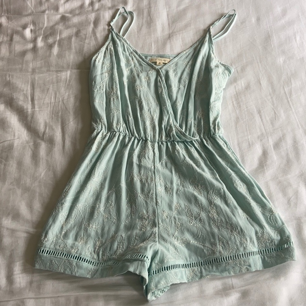 Light blue PacSun romper (size small)